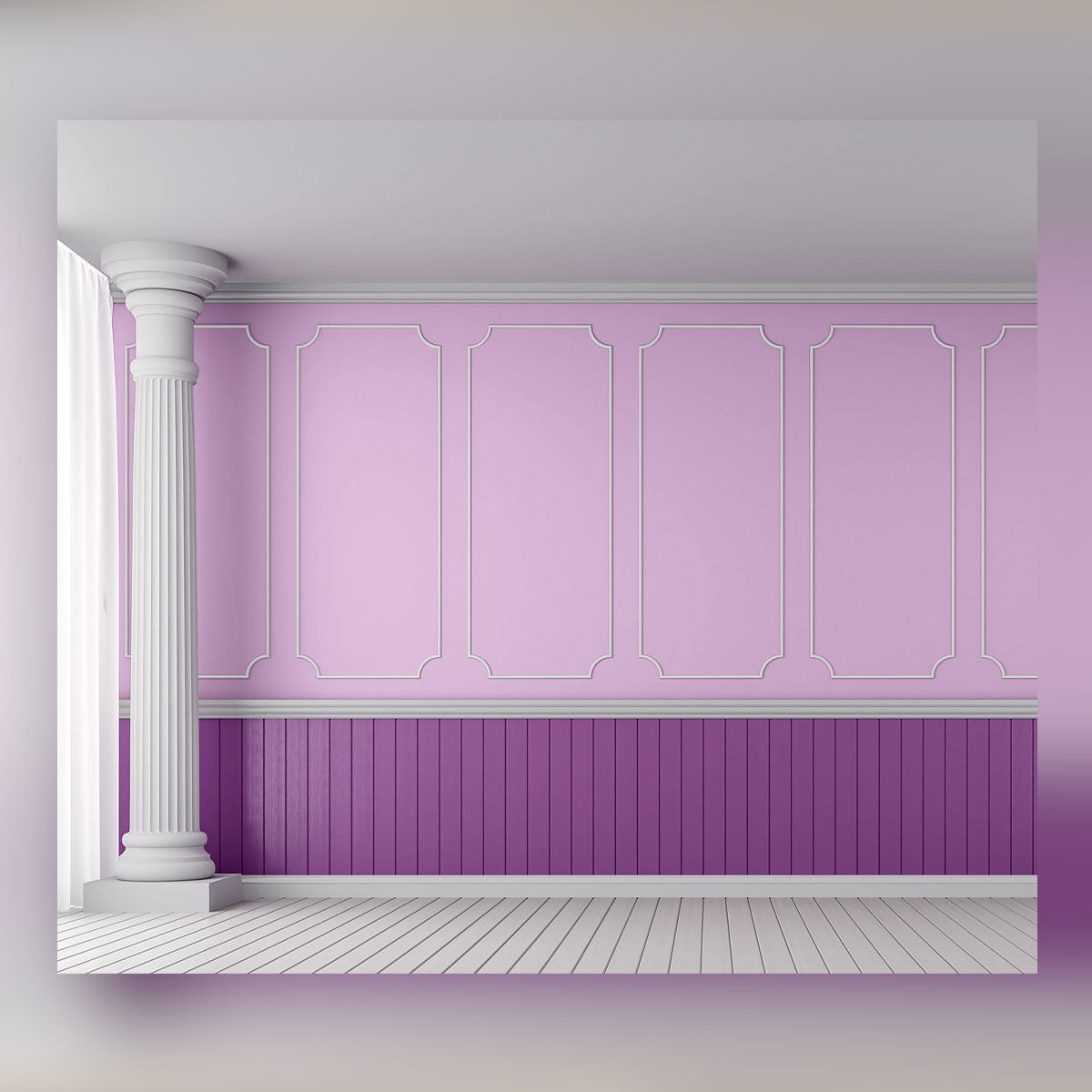 Oakley 100% Solid Wood Georgian Beaded Acoustic Wall & Ceiling Panelling