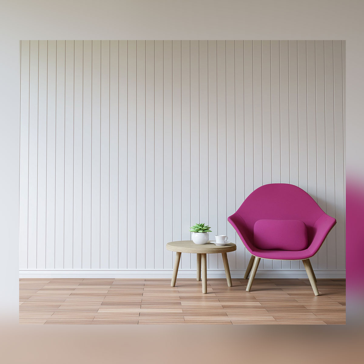 Oakley 100% Solid Wood Georgian Beaded Acoustic Wall & Ceiling Panelling